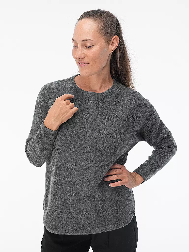 DAVIDA | Kaschmirpullover  | grau