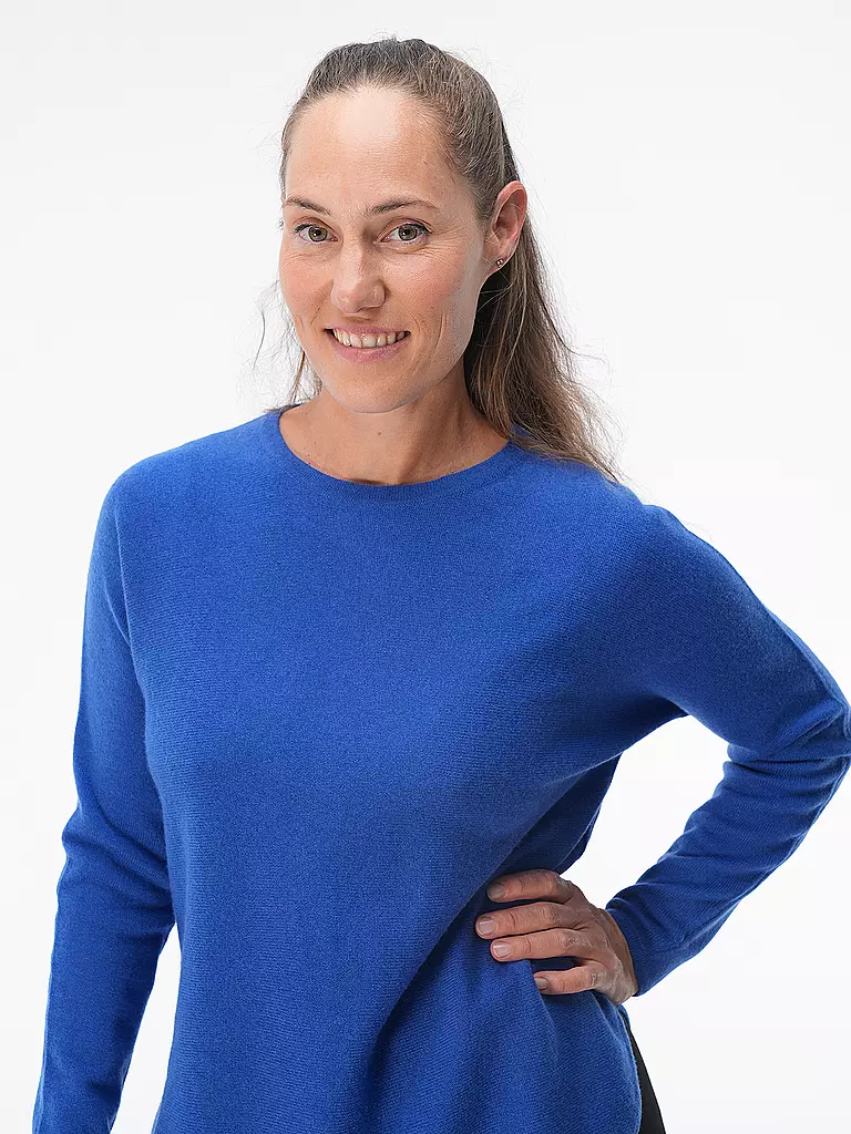 DAVIDA | Kaschmirpullover  | dunkelblau