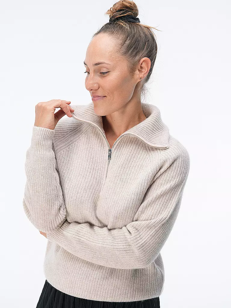 DAVIDA | Kaschmirpullover | beige