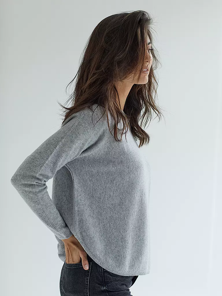 DAVIDA | Kaschmirpullover | grau