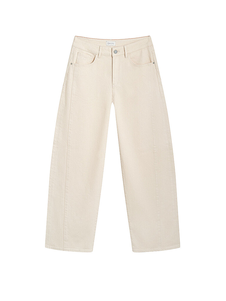DAWN DENIM Jeans Barrel Leg ASH creme | 27/L30