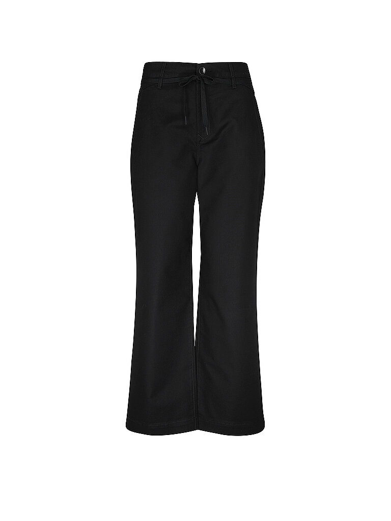 DAWN DENIM Marlenehose Flared Fit DEW schwarz | 25/L32