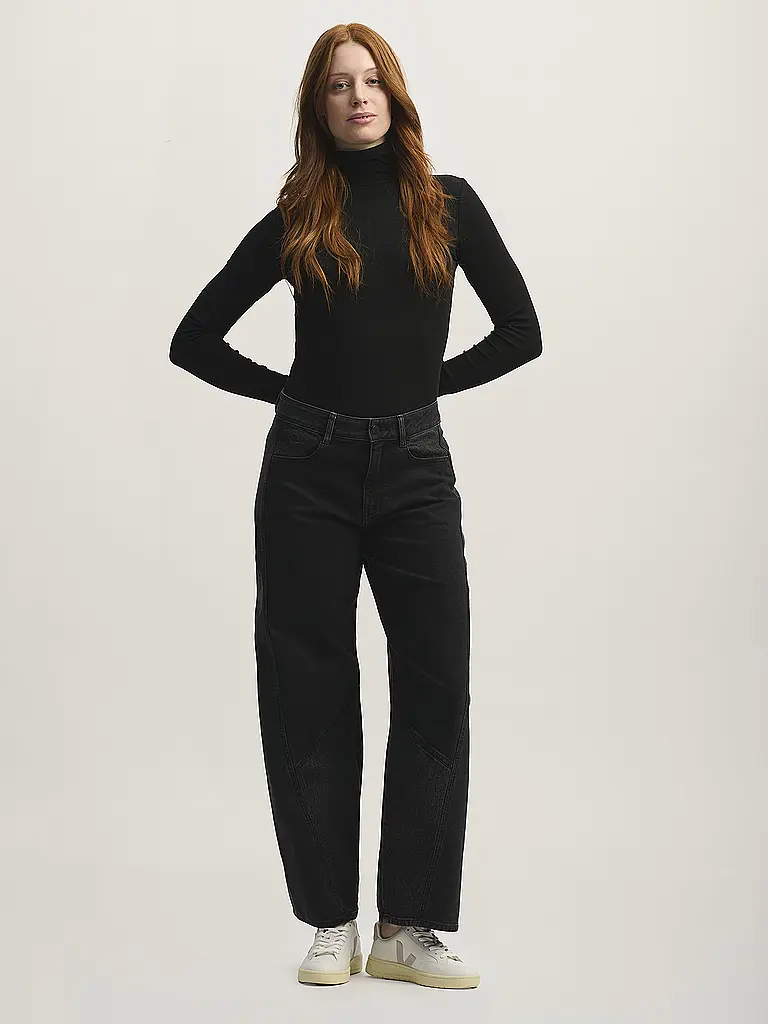 DAWN DENIM | Jeans Balloon Fit  | schwarz