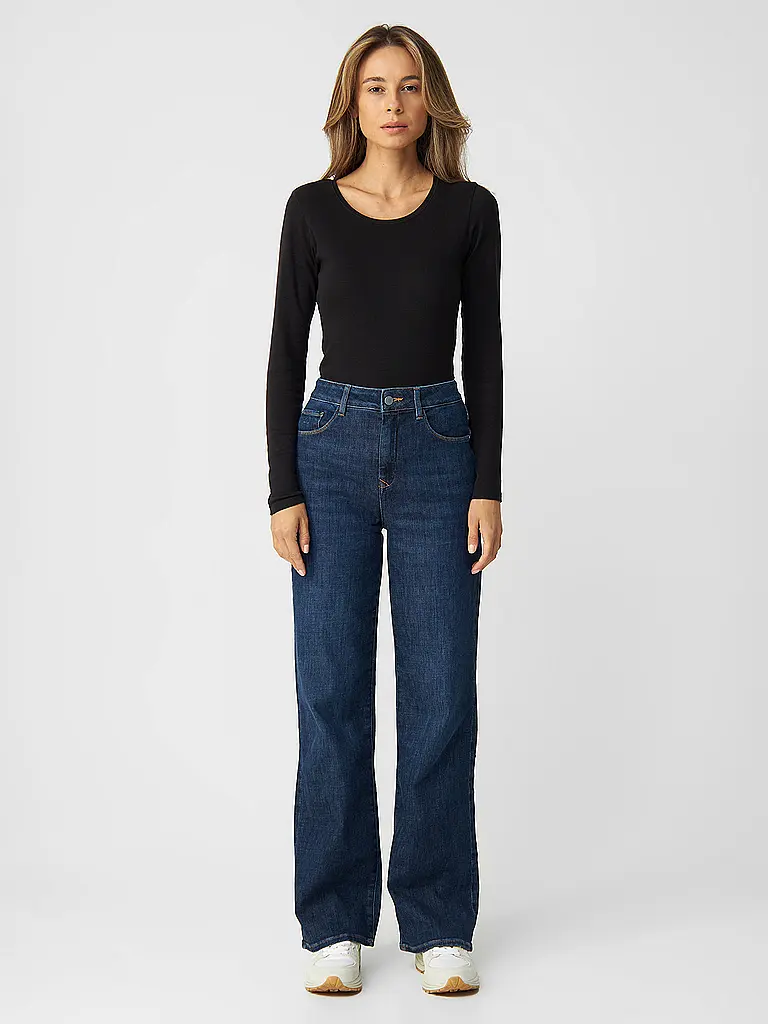 DAWN DENIM | Jeans Flared Fit DEW CLASSIC | dunkelblau
