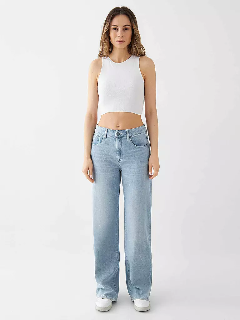 DAWN DENIM | Jeans Wide FIt DEW | hellblau