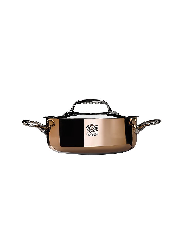 DE BUYER Bratentopf Prima Matera 24cm 3,1l (Kupfer) braun