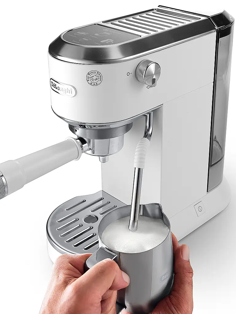 DELONGHI | Siebträgermaschine ESPRESSO DEDICA DUO Weiss | Weiss