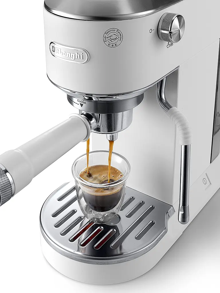 DELONGHI | Siebträgermaschine ESPRESSO DEDICA DUO Weiss | Weiss