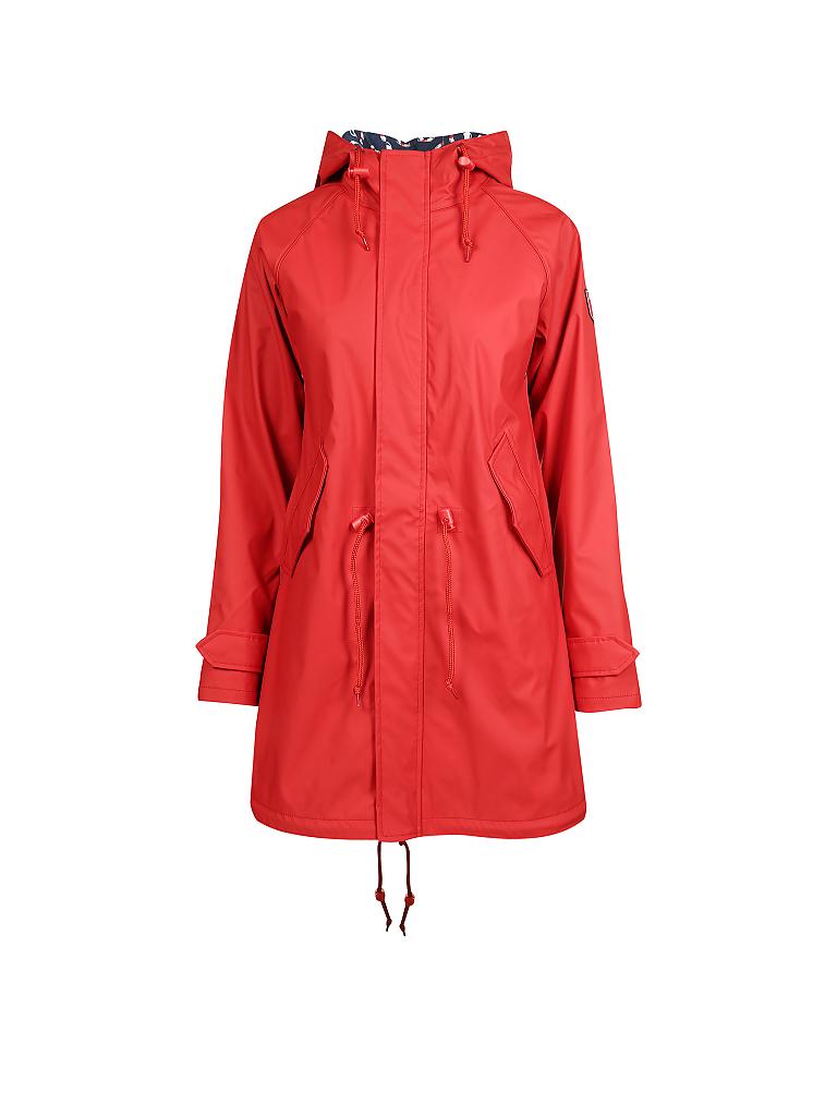 DERBE | Regenparka "Travel Friese" | rot