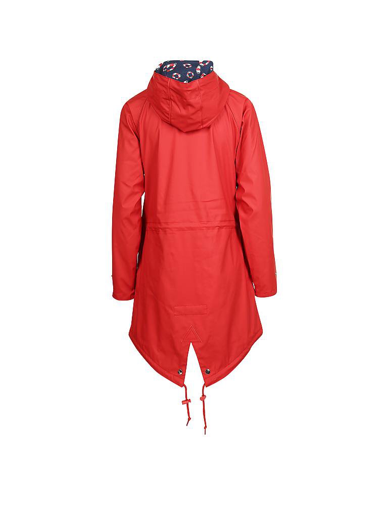 DERBE | Regenparka "Travel Friese" | rot