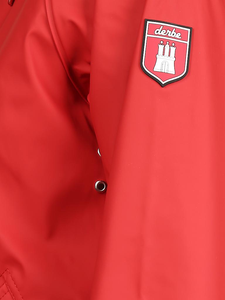 DERBE | Regenparka "Travel Friese" | rot