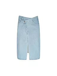 DESIGNERS REMIX | Jeansrock Midi MILES | blau