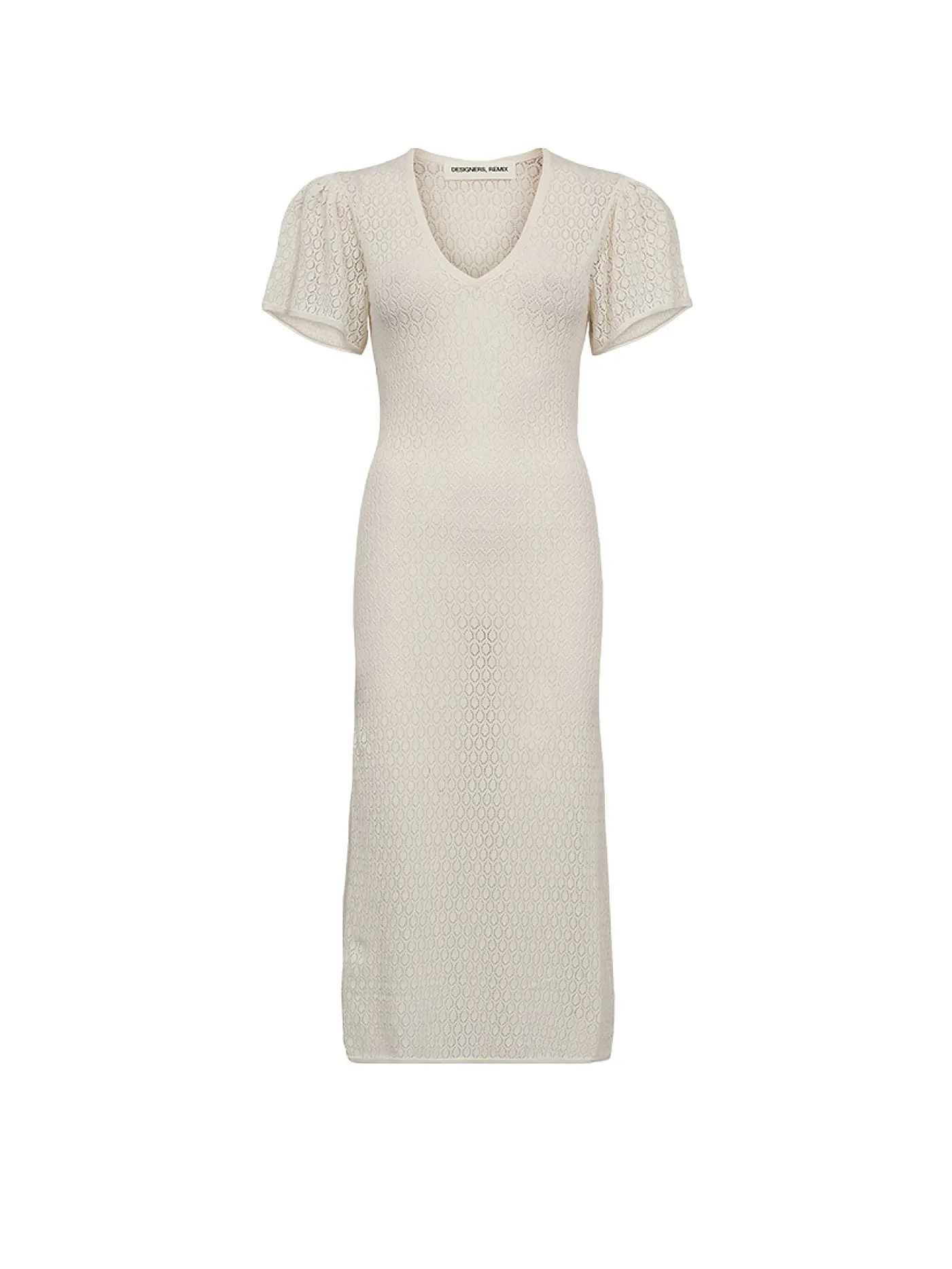 DESIGNERS REMIX | Maxikleid TALIANA POINTELLE | creme