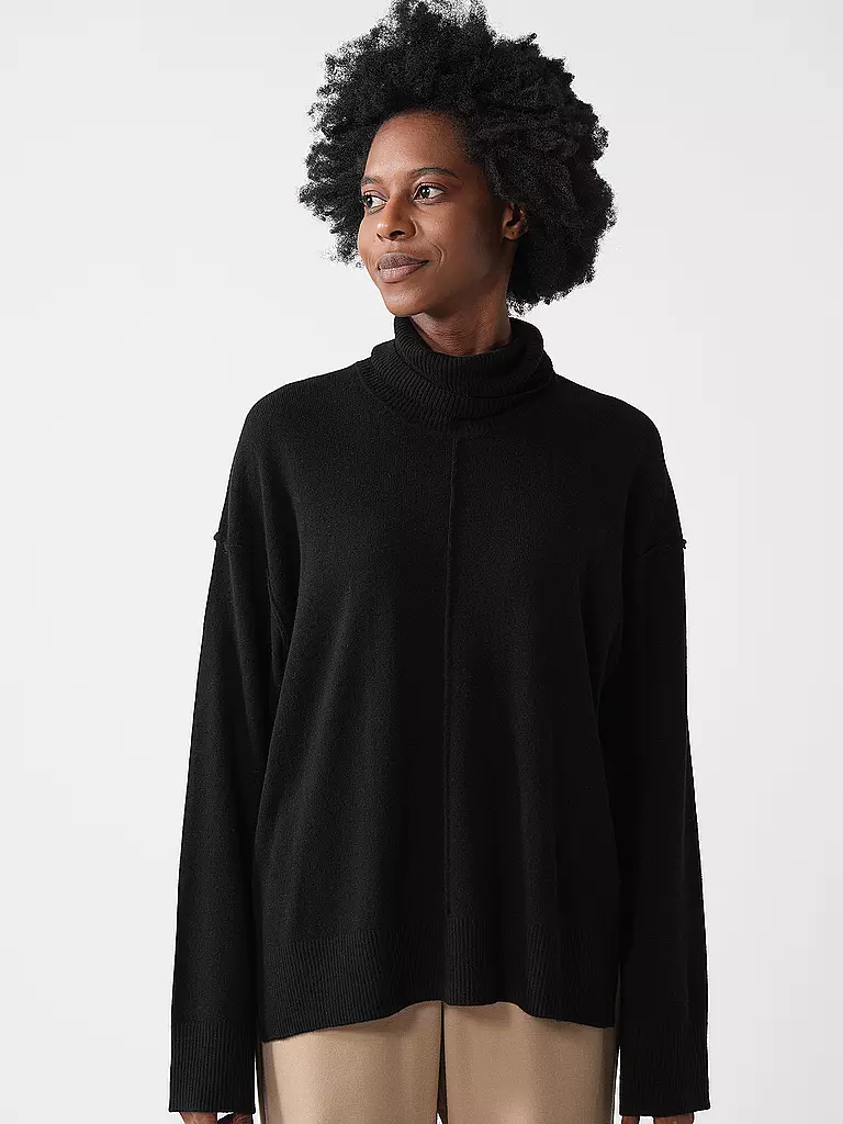 DESIGNERS REMIX | Rollkragenpullover CSMO | schwarz