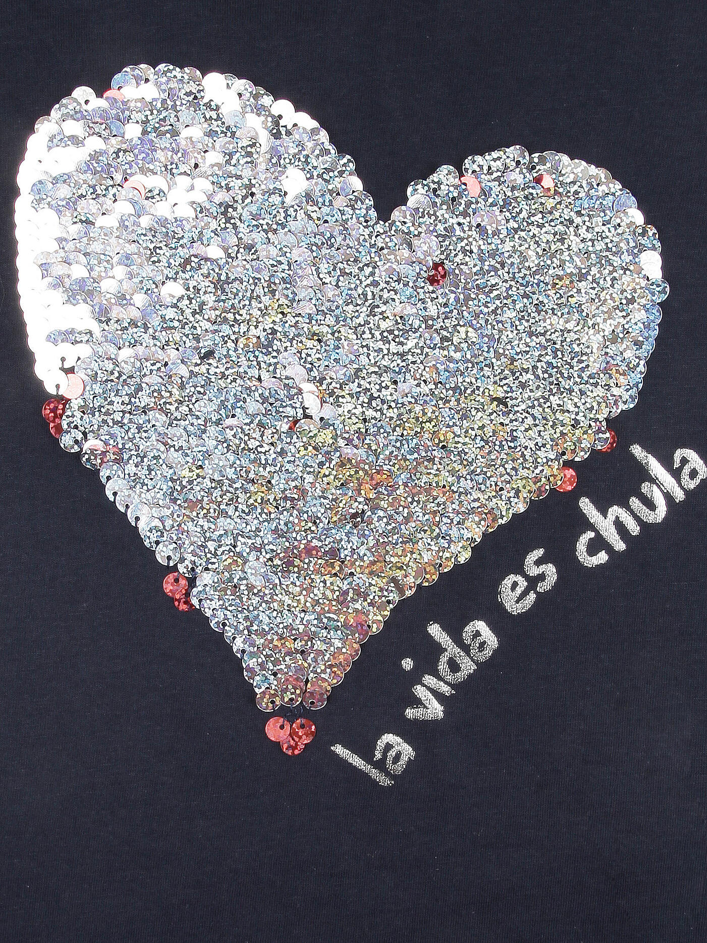 DESIGUAL | Mädchen- T-Shirt mit Wende-Pailletten | 