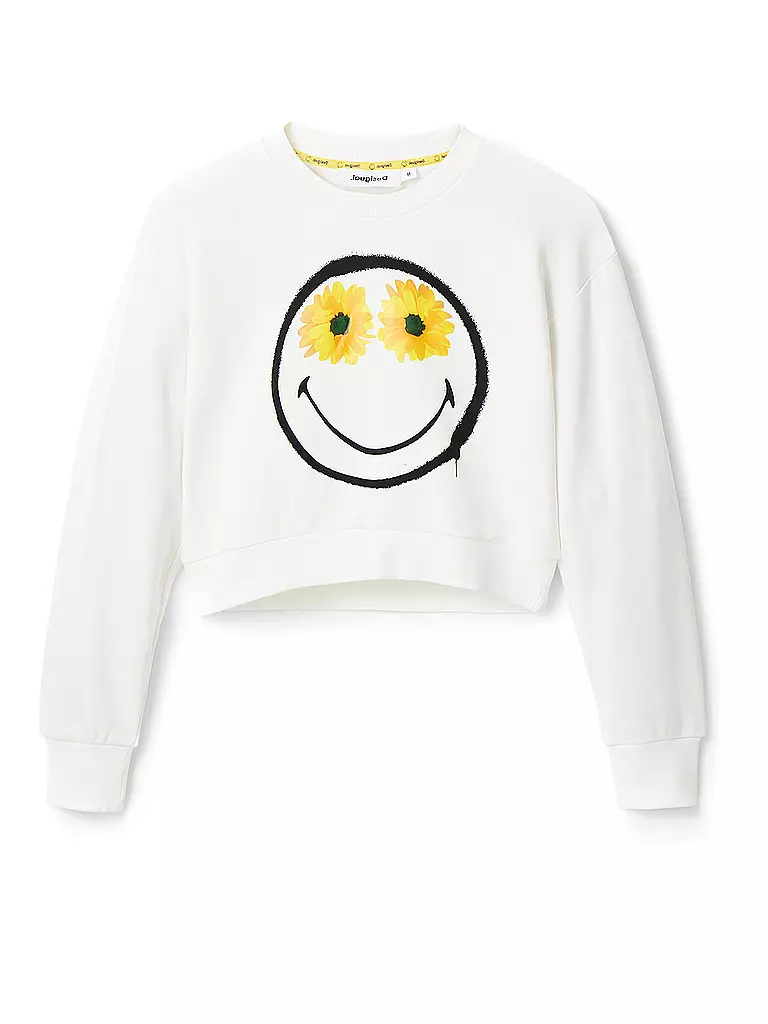 DESIGUAL | Sweater SMILEY | weiss