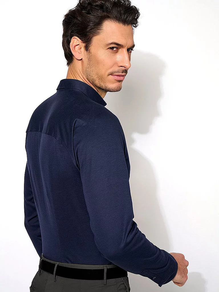 DESOTO Langarmhemd "Jerseyhemd Casual Kent"