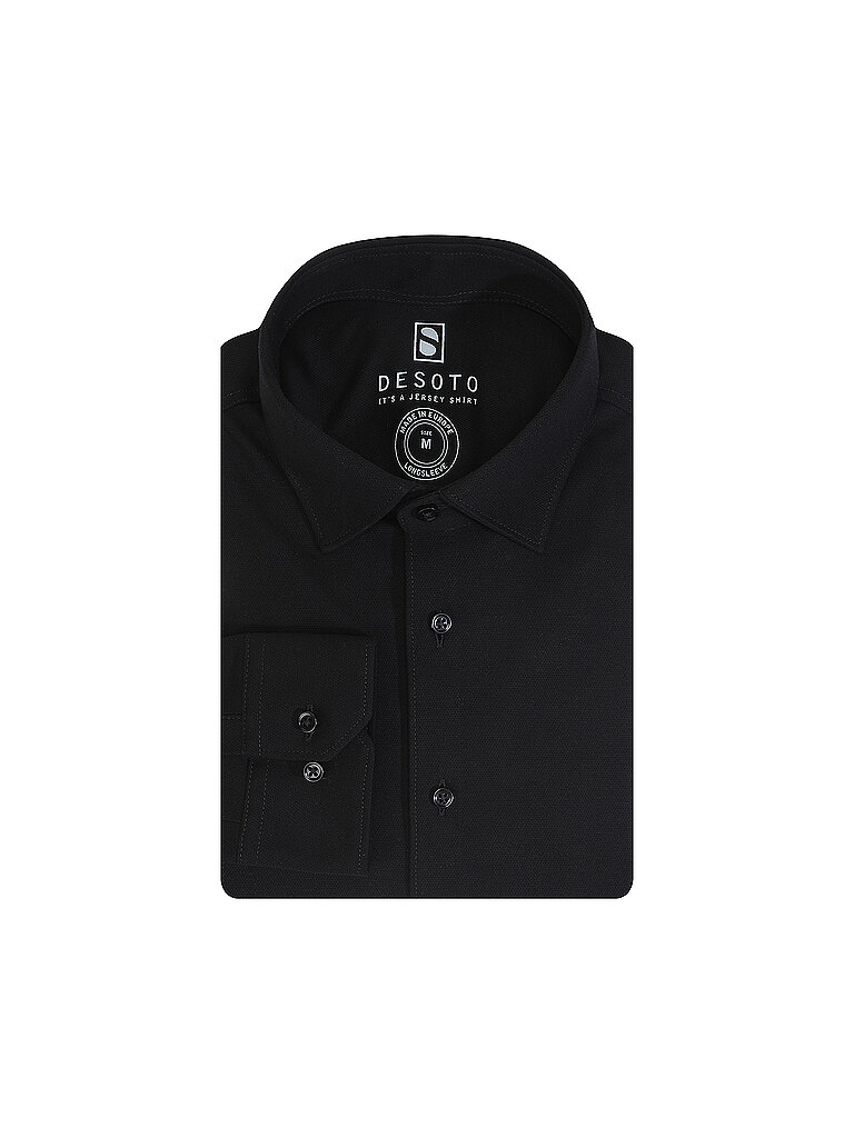 Jerseyhemd schwarz XS herren