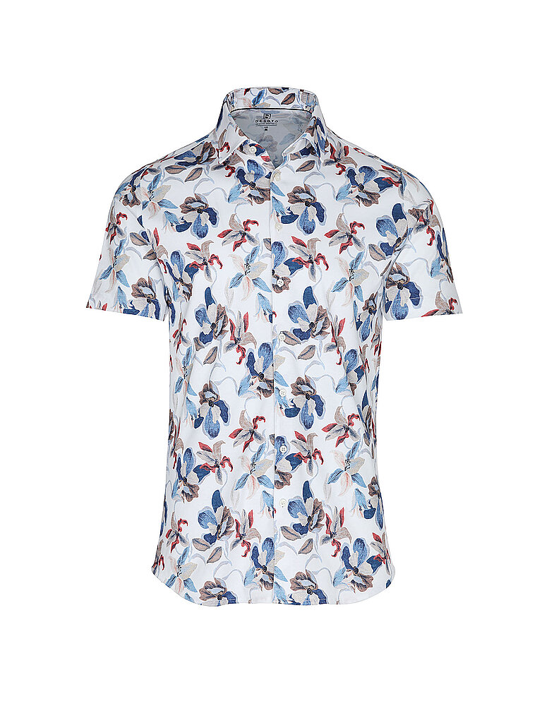 DESOTO Jerseyhemd Slim Fit  weiss | XXL