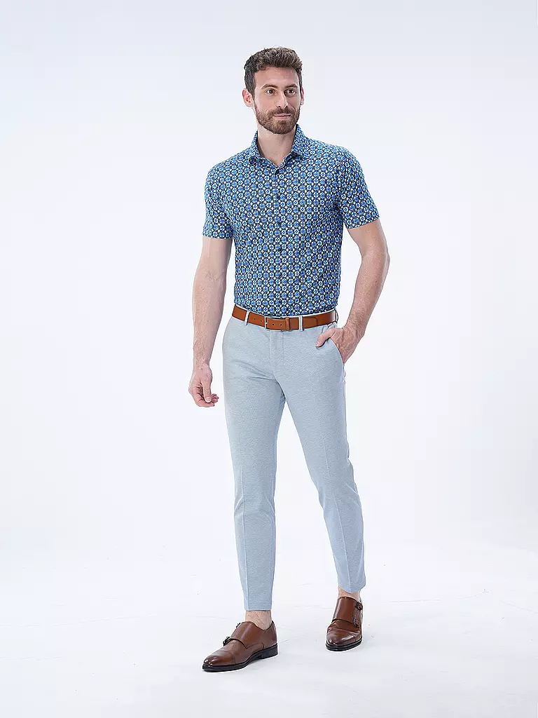 DESOTO | Jerseyhemd Slim Fit  | blau