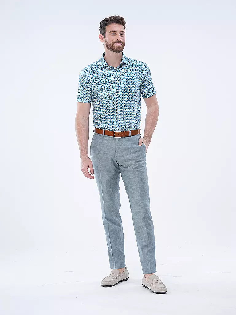 DESOTO | Jerseyhemd Slim Fit  | blau