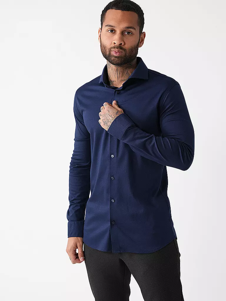 DESOTO | Jerseyhemd | dunkelblau