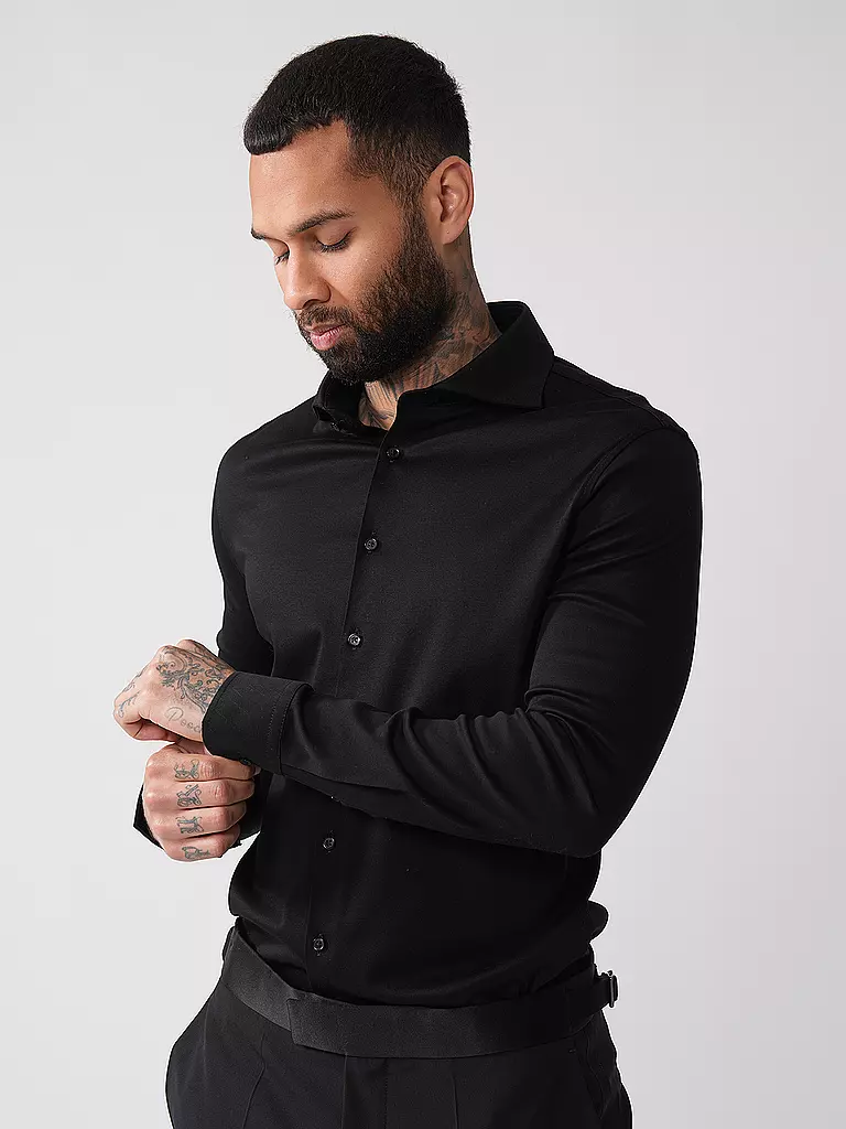 DESOTO | Jerseyhemd | schwarz