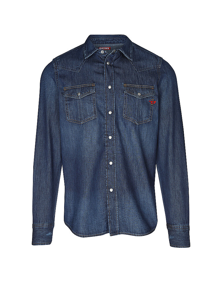 DIESEL Jeanshemd D-VEGA blau | S