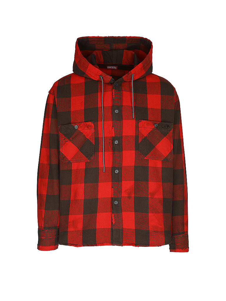 DIESEL Overshirt S-DRUM rot | 46