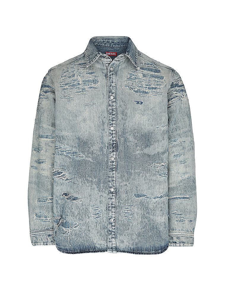 DIESEL Overshirt  D-SIMPLY  blau | L