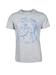 DIESEL | T-Shirt "Iro Flower" | grau
