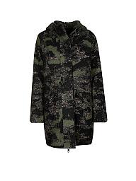 DIESEL | Woll-Mantel  | olive