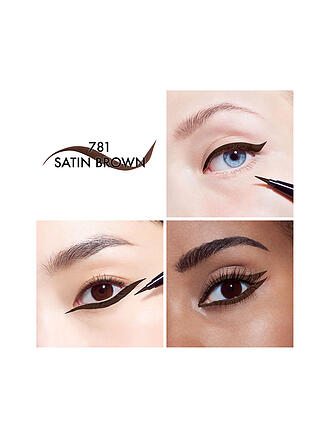 DIOR | Diorshow Liquid Liner Ultrapräziser Felt-Tip Eyeliner (781 Satin Brown)