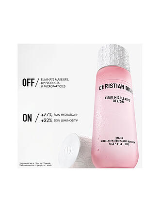 DIOR | L'Eau Micellaire OFF/ON Mizellenwasser Make-up-Entferner für Gesicht, Augen und Lippen 175ml