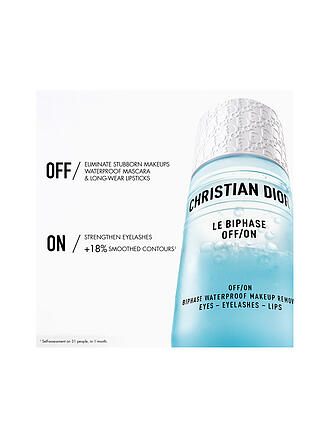 DIOR | Le Biphase OFF/ON Biphase Make-up Entferner für Augen, Wimpern und Lippen 125ml