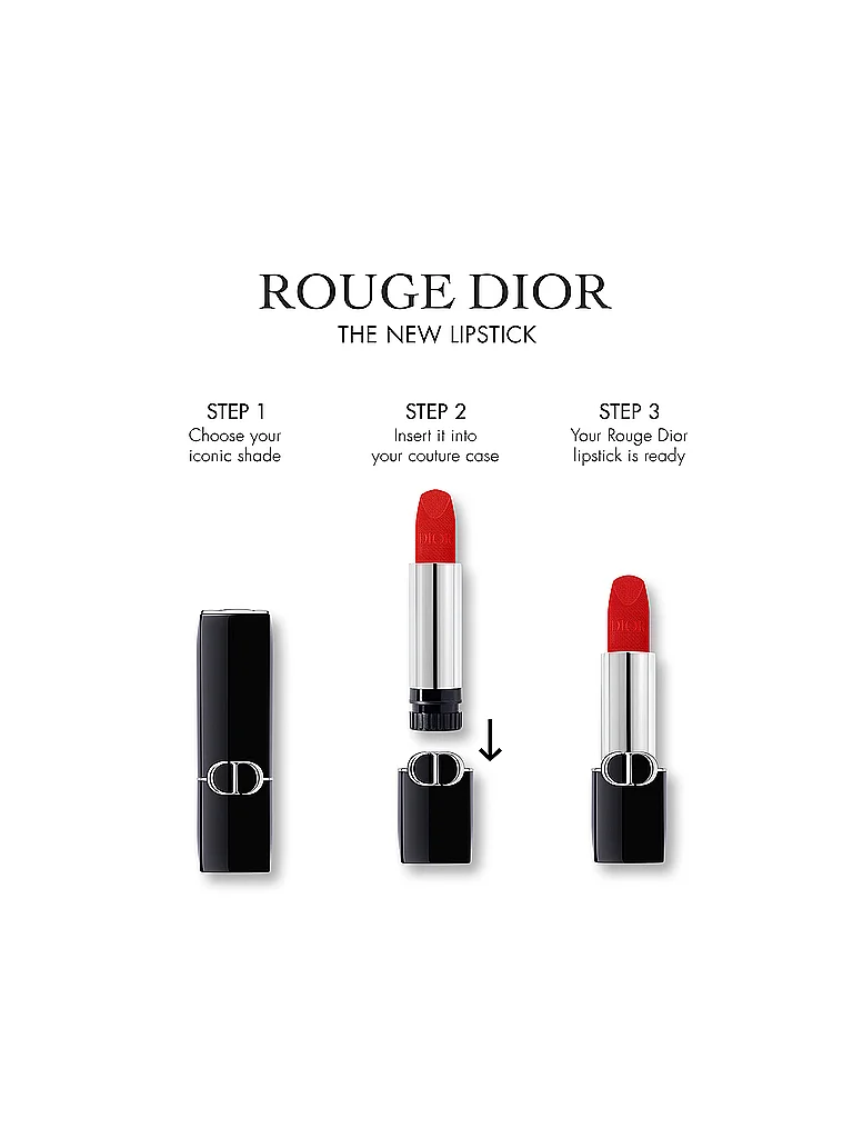 Christian Dior Rouge à Lèvres 134171 Rouge Velvet 100 One Size female 4