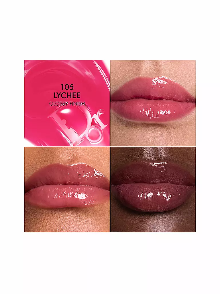DIOR | Dior Addict Lip Glow Butter Hochglänzende Lippenpflege (105 Lychee) | beere