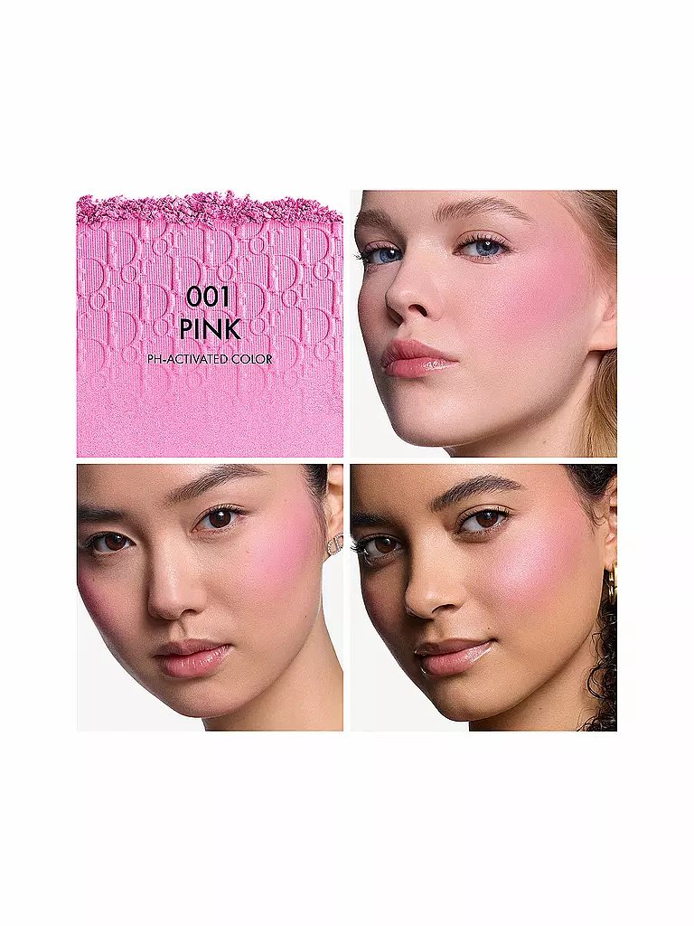 DIOR | Dior Backstage Rosy Glow Rouge mit pH-aktivierter Farbe - Langanhaltend (001 Pink) | beere