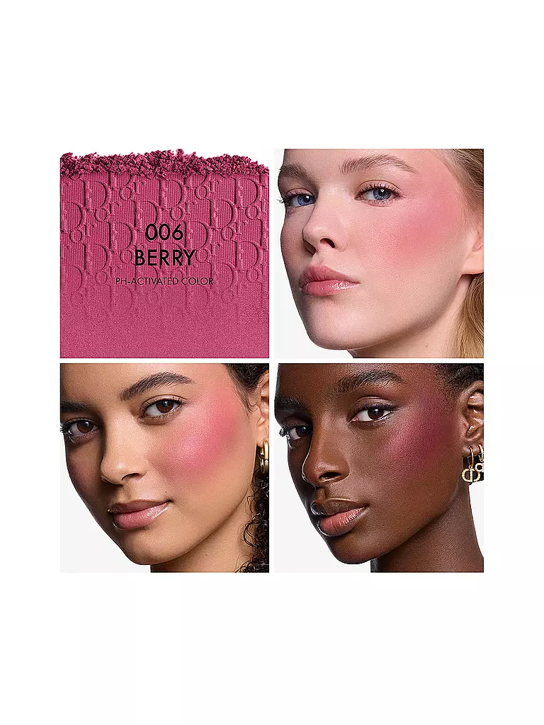 DIOR | Dior Backstage Rosy Glow Rouge mit pH-aktivierter Farbe - Langanhaltend (006 Berry) | beere