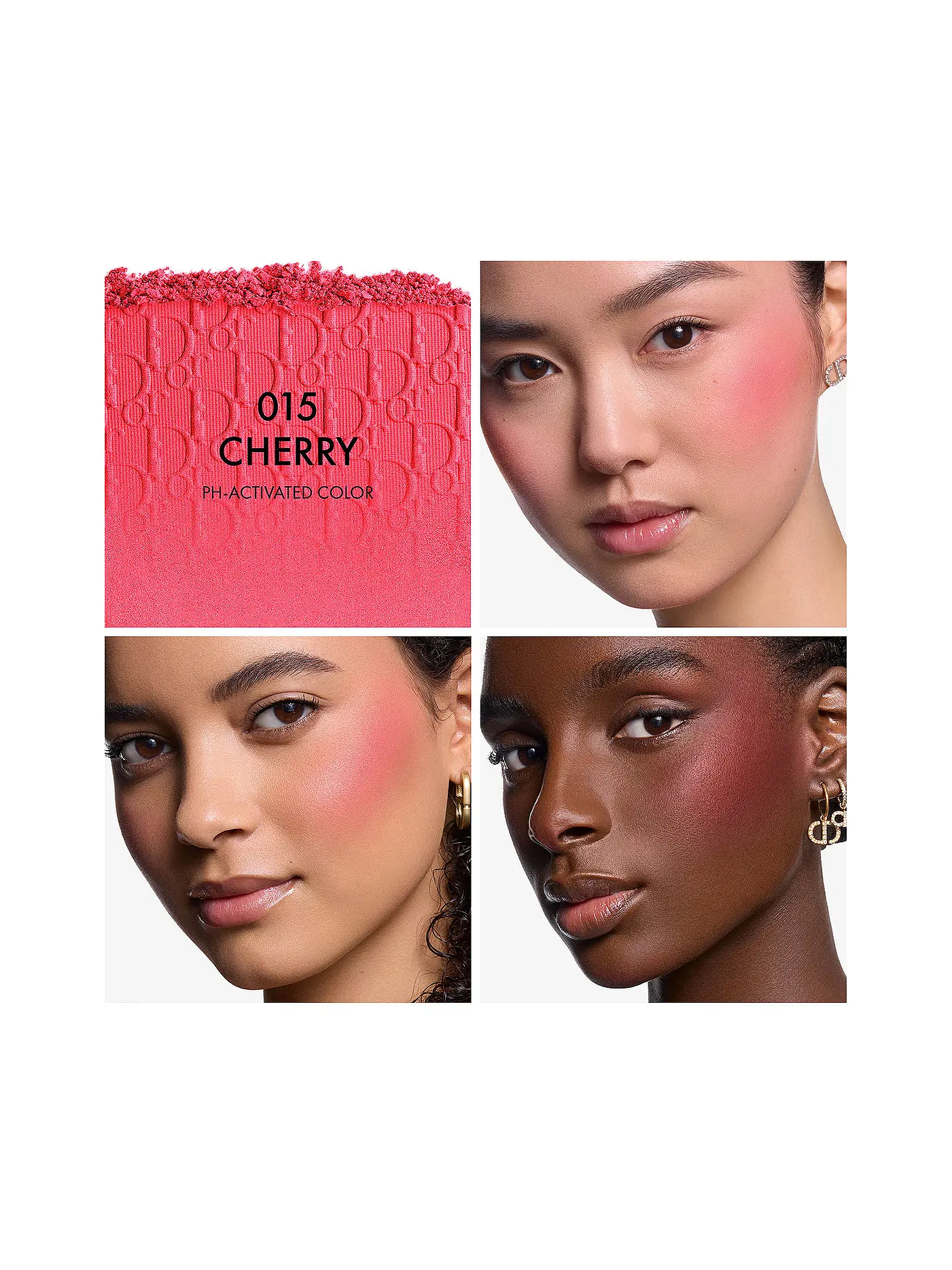 DIOR | Dior Backstage Rosy Glow Rouge mit pH-aktivierter Farbe - Langanhaltend (015 Cherry) | koralle