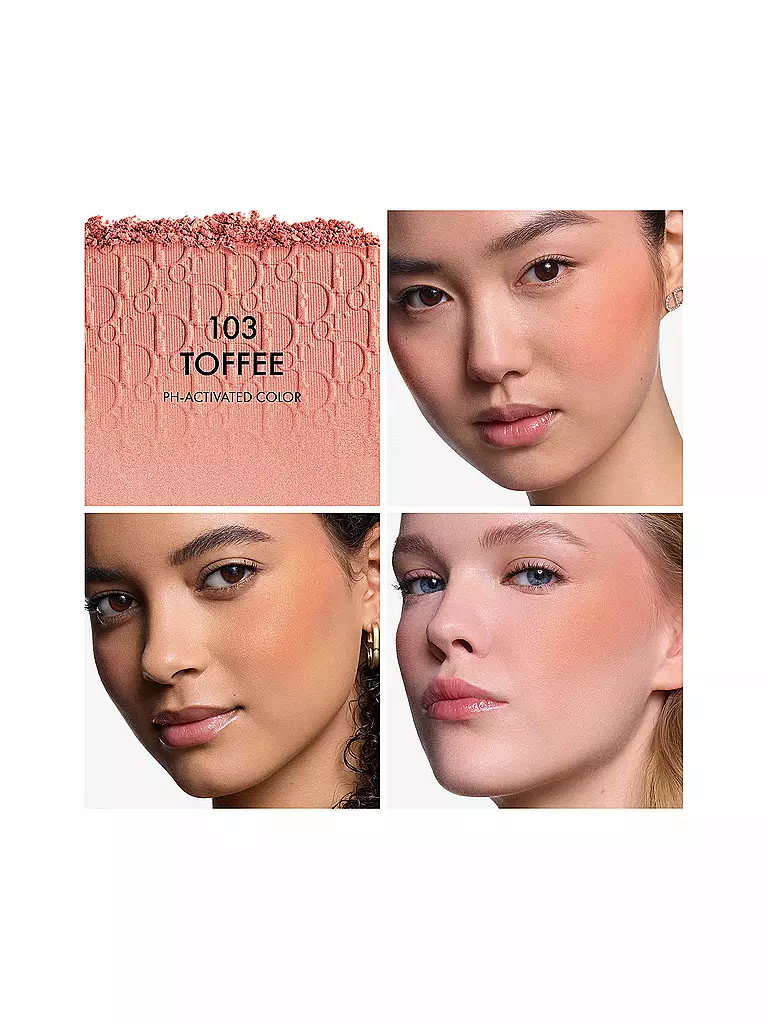DIOR | Dior Backstage Rosy Glow Rouge mit pH-aktivierter Farbe - Langanhaltend (103 Toffee) | beere
