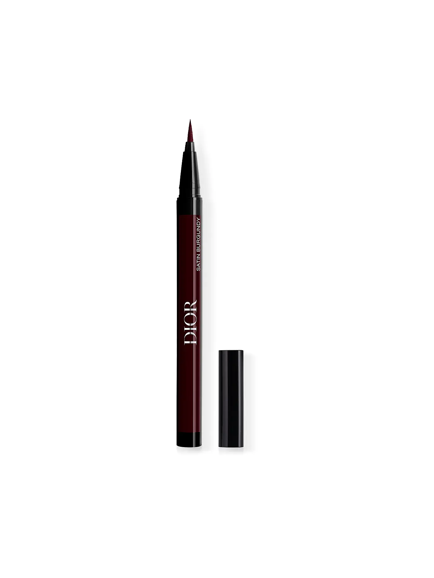 DIOR | Diorshow Liquid Liner Ultrapräziser Felt-Tip Eyeliner (096 Satin Black) | dunkelrot