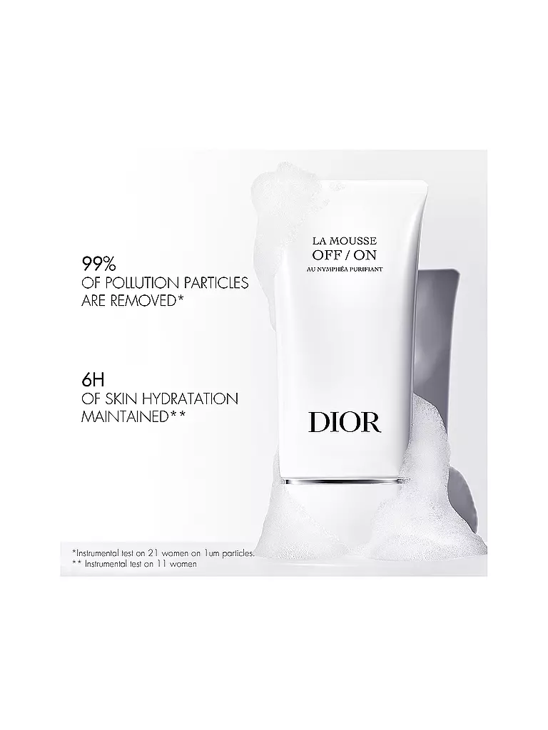 DIOR | La Mousse OFF/ON Anti-Pollution-Reinigungsschaum 150g | keine Farbe