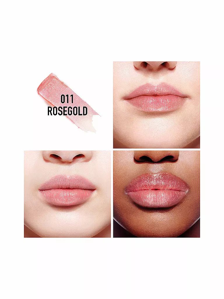 DIOR | Lip Glow Farbintensivierender Lippenbalsam ( 011 Rose Gold )  | rosa