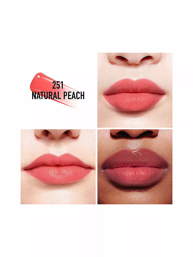 DIOR | Lipgloss - Dior Addict Lip Tint ( 251 Natural Peach )  | rosa
