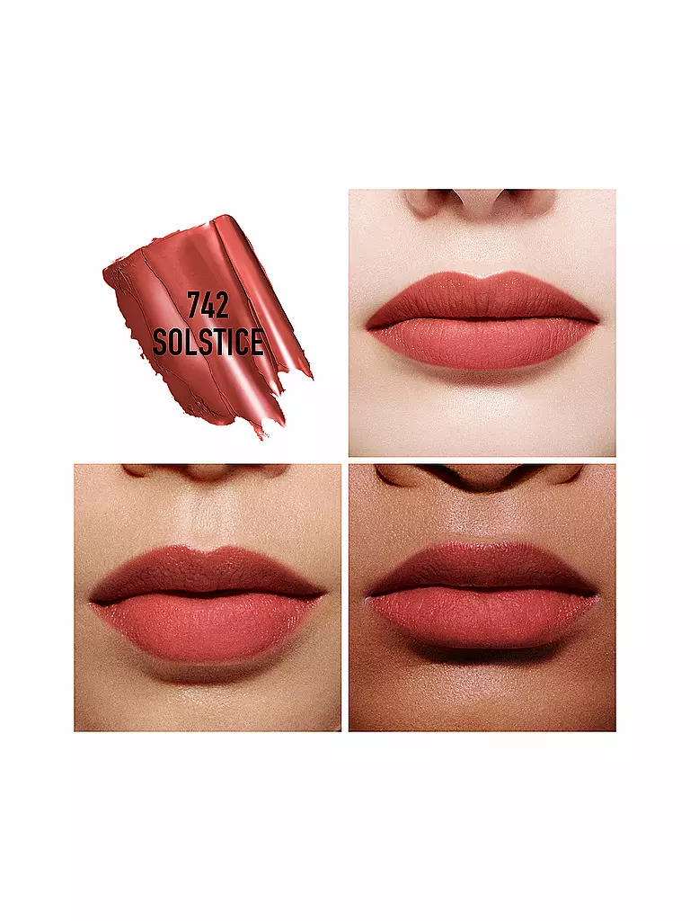 DIOR | Lippenstift - Rouge Dior Balm Matte Refill ( 742 Solstice )  | rot