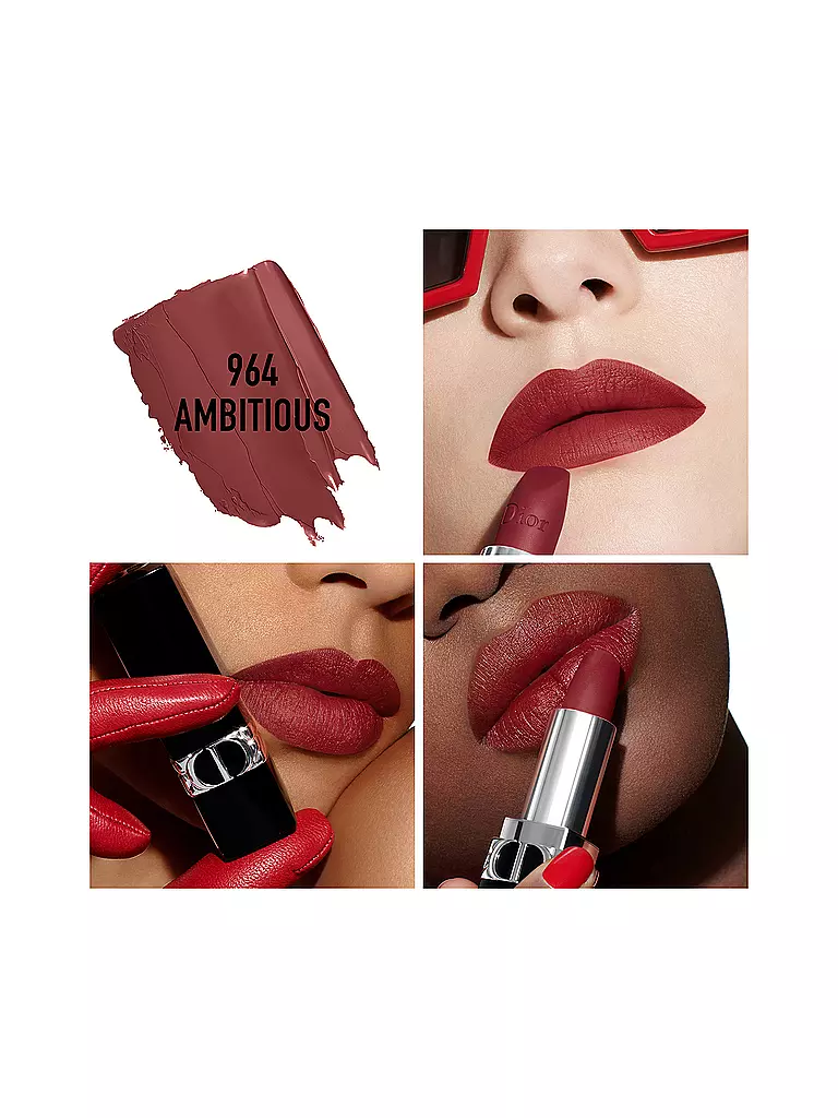 DIOR | Rouge Dior Matte Lippenstift ( 964 Ambitious )  | rot