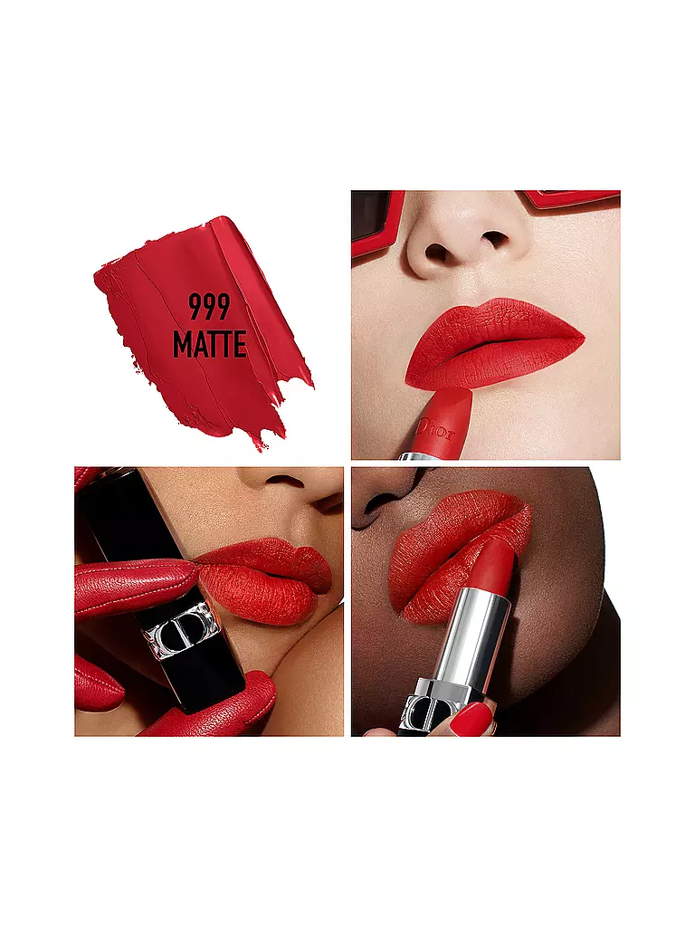DIOR | Rouge Dior Matte Lippenstift ( 999 Matte )  | rot