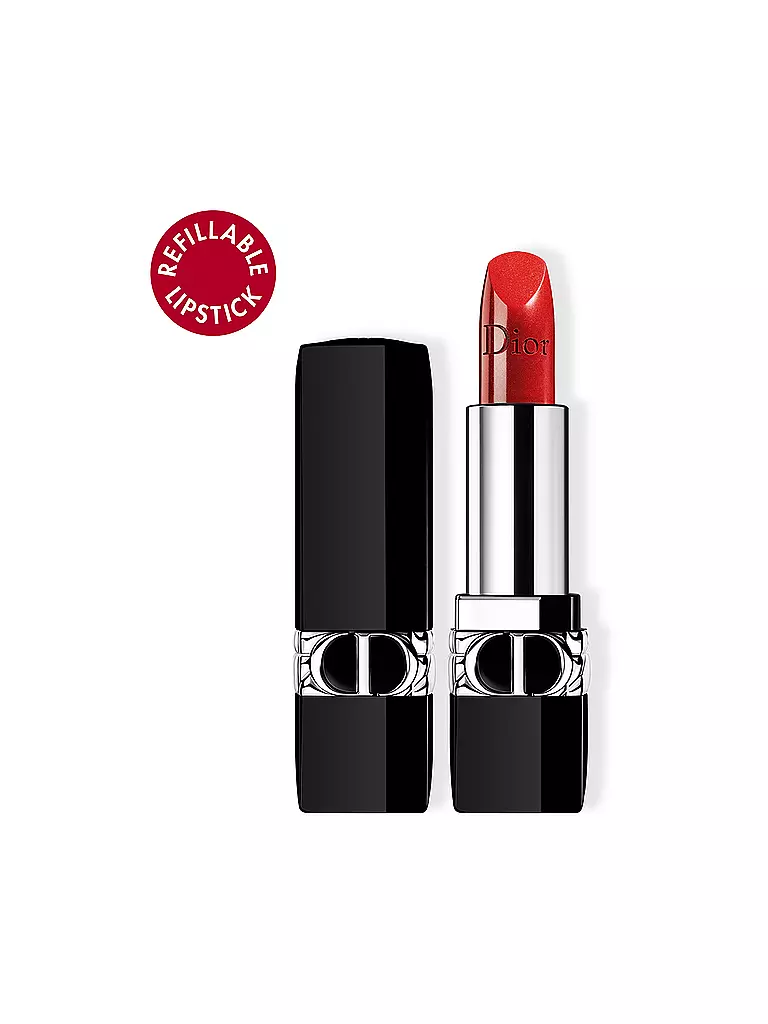 DIOR | Rouge Dior Metallic Lippenstift ( 999 )  | rot