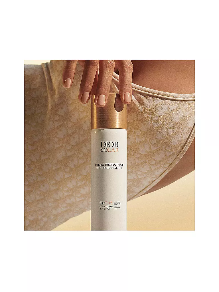 DIOR | Sonnenpflege - Dior Solar L'Huile Protectrice Visage et Corps SPF 15 125ml | keine Farbe